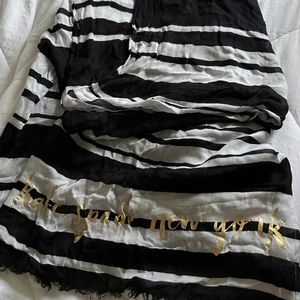 KATE SPADE scarf fairmount stripe oblong